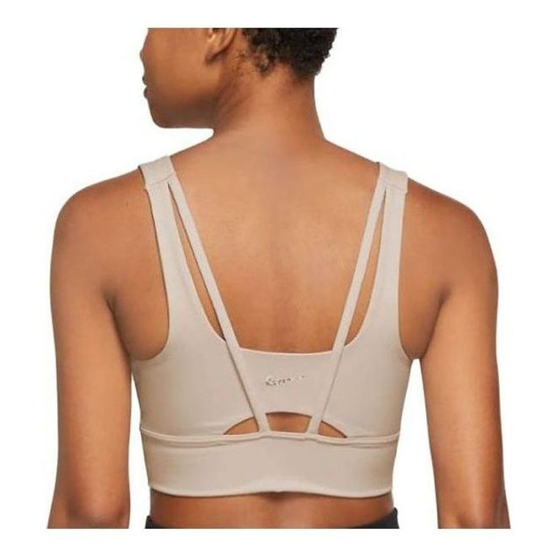 Nike (WMNS) Nike Zenvy Longline Medium Support Padded Sports Bra 'Beige' DO6620-104 outlook