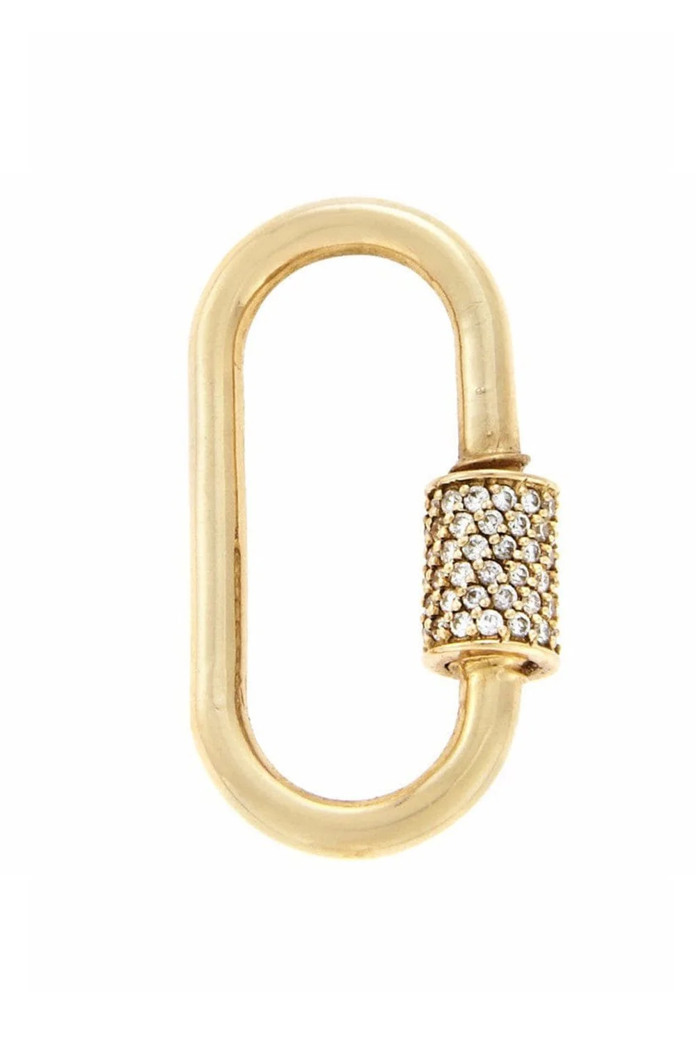 Stoned Medium Lock with Diamonds - 1
