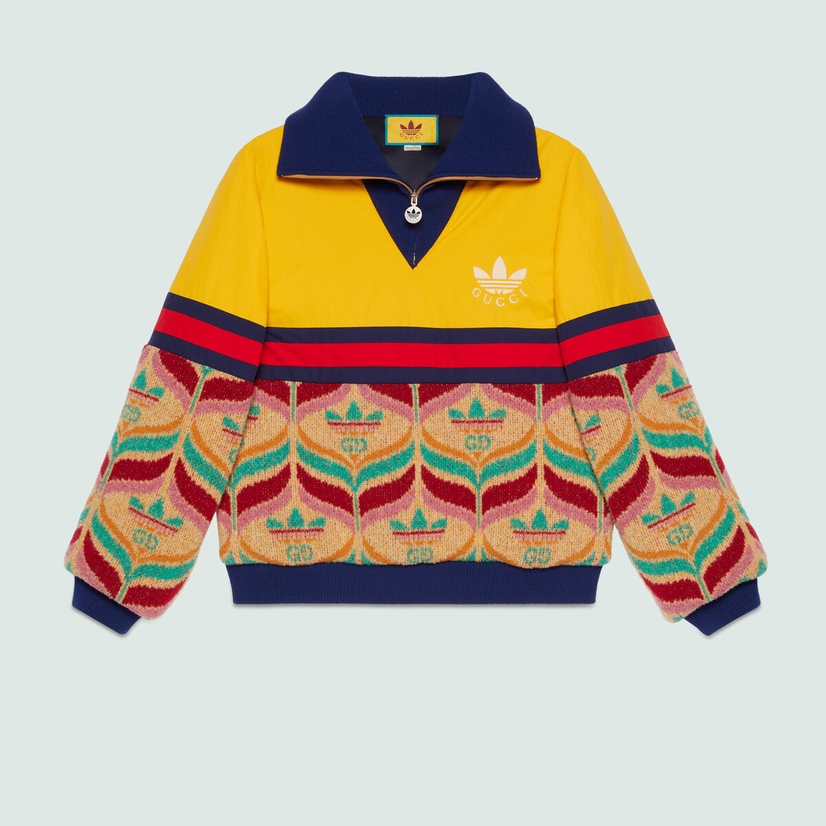 ピッピ〜 GUCCI adidas x Gucci half-zip jacket | REVERSIBLE
