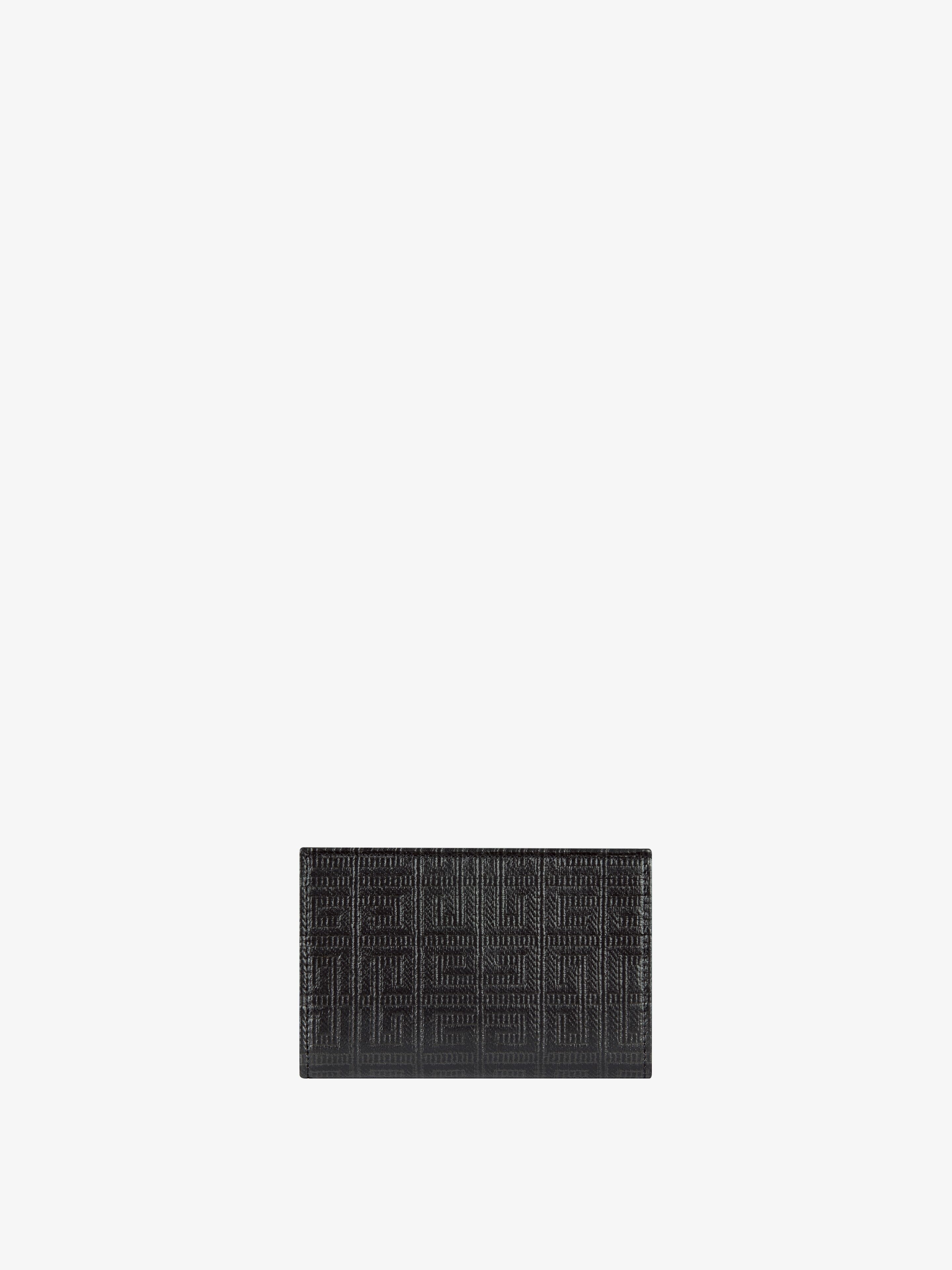 GIV CUT BIFOLD WALLET IN 4G COATED CANVAS AND LEATHER - 3