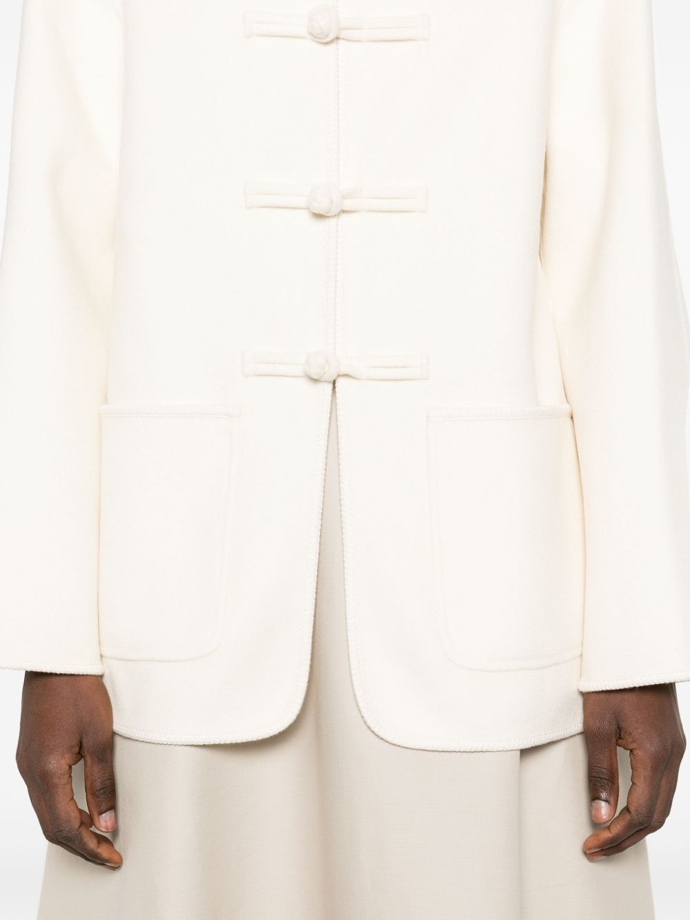 braid-trim jacket - 5