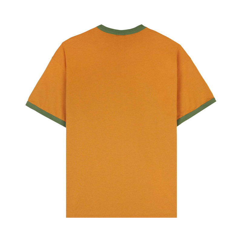 BRAIN DEAD Brain Dead Flyers Ringer T-Shirt 'Light Brown' outlook