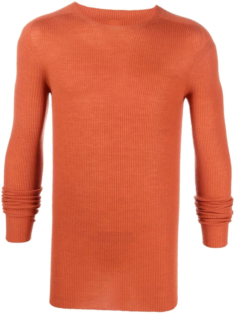 Ribbed round-neck jumper - 1