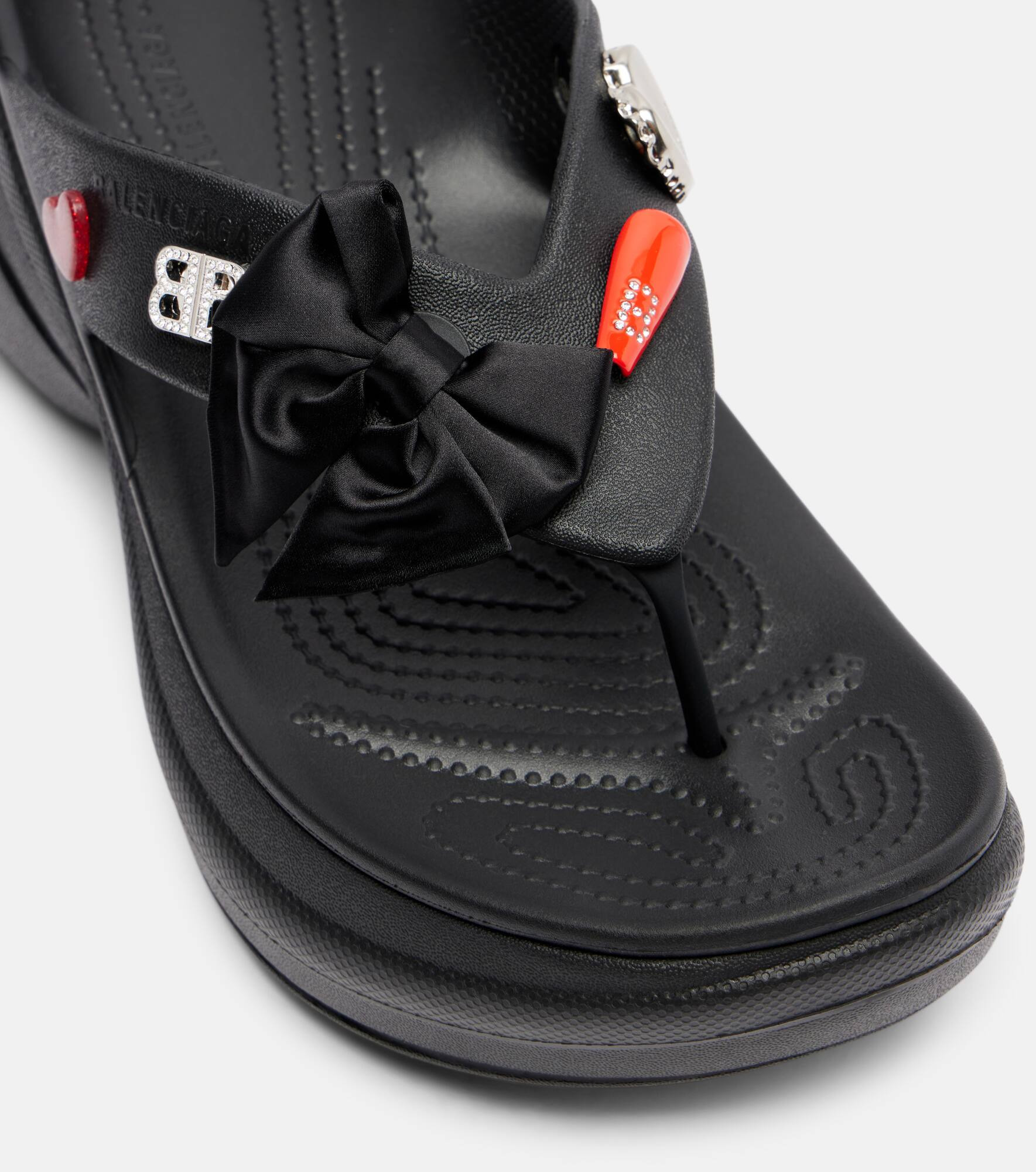x Crocs Jibbitz platform thong sandals - 5