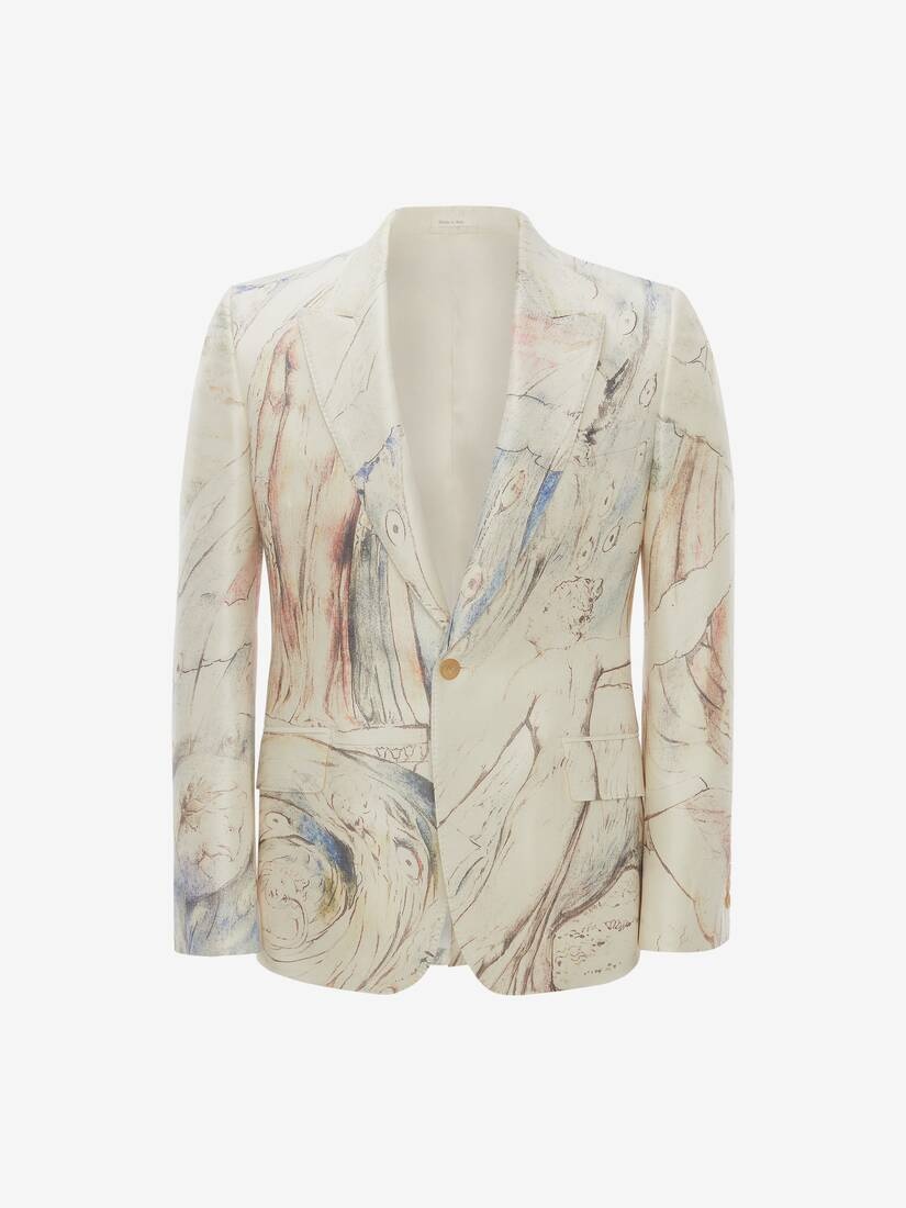 William Blake Dante Print Jacket in Multicolor - 1