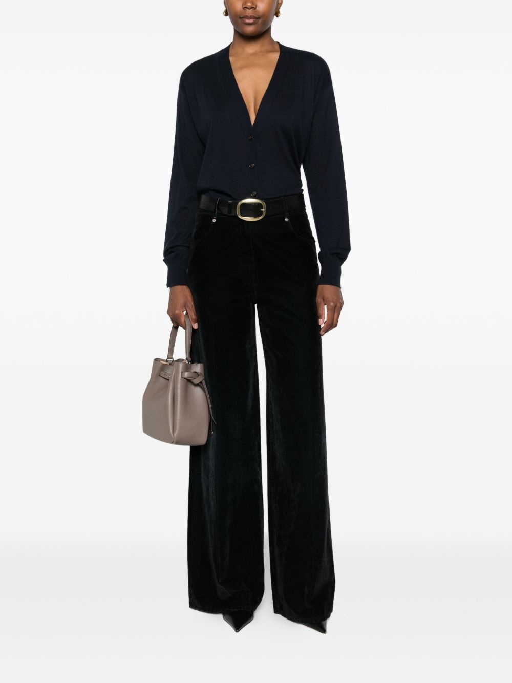 button-front cashmere cardigan - 2
