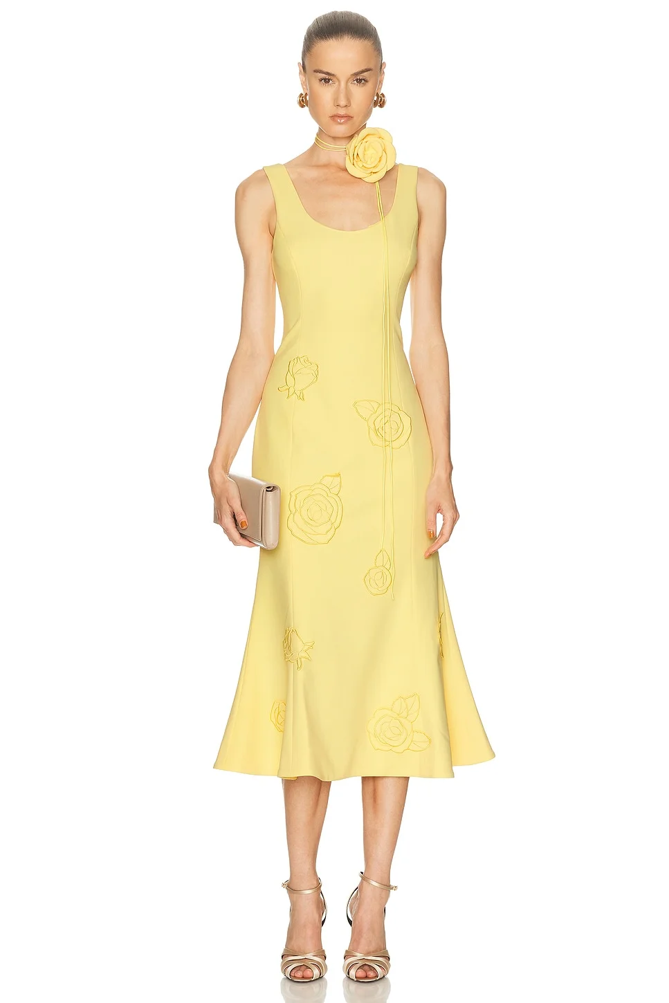 Emily Applique Midi Dress - 1