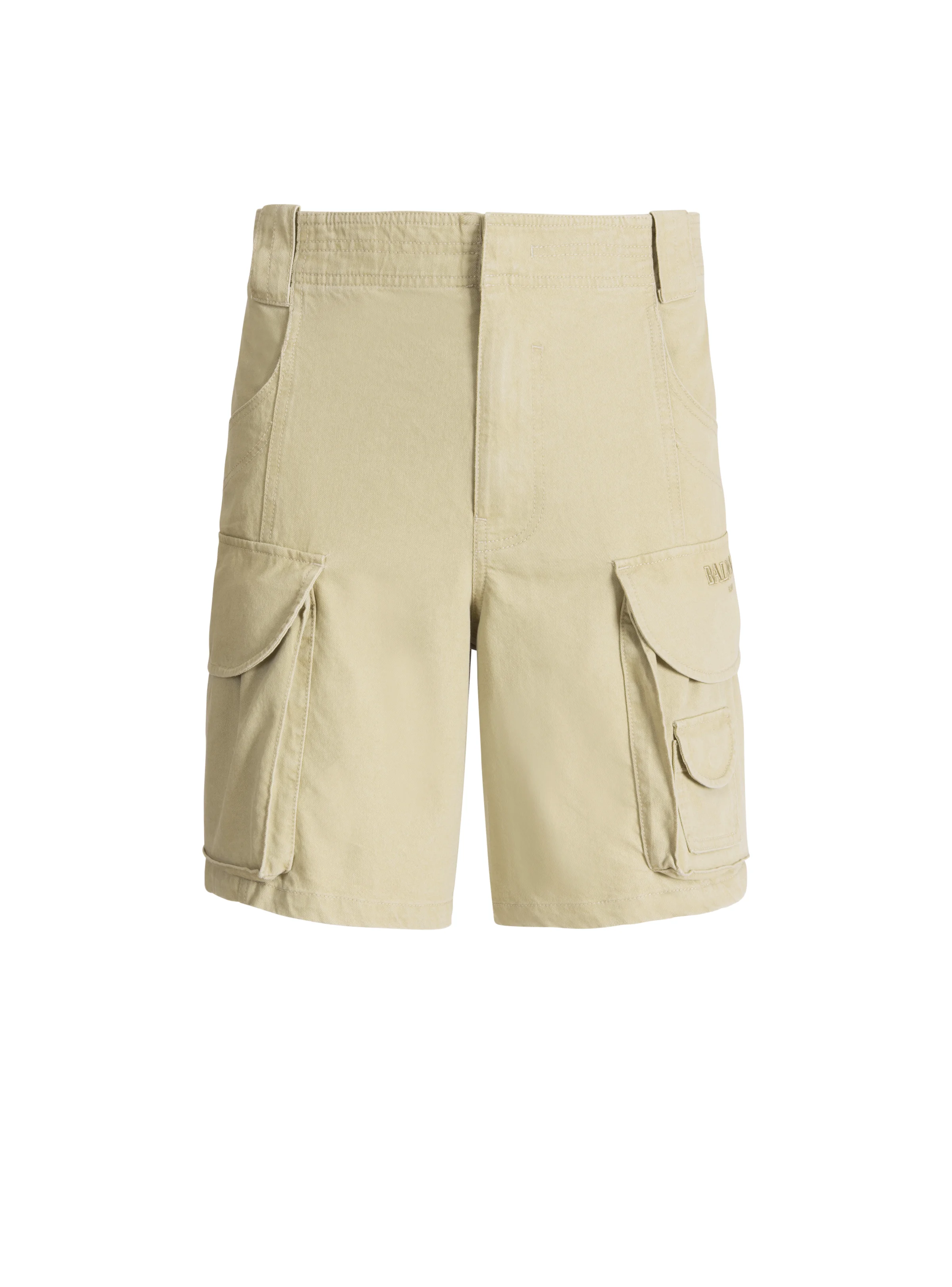 Cotton cargo Bermuda shorts - 1