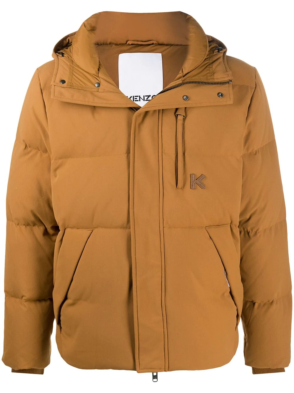 hooded puffer jacket - 1