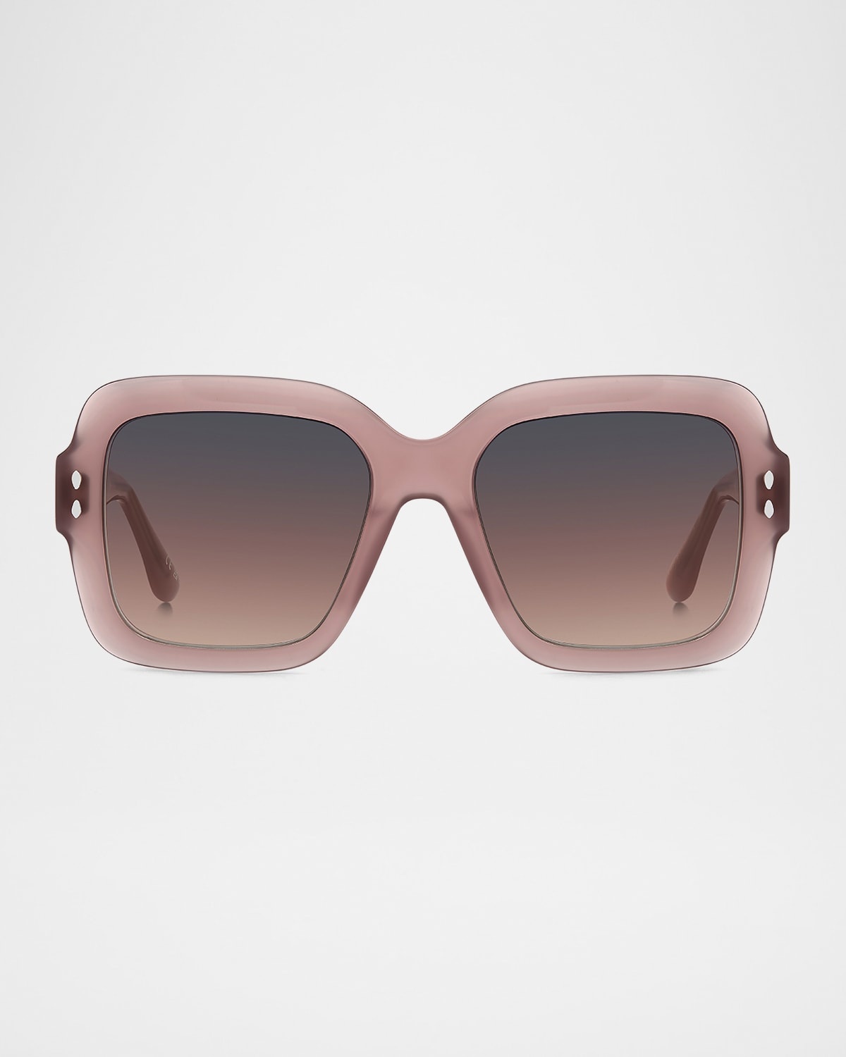 Oversized Square Acetate Sunglasses - 1