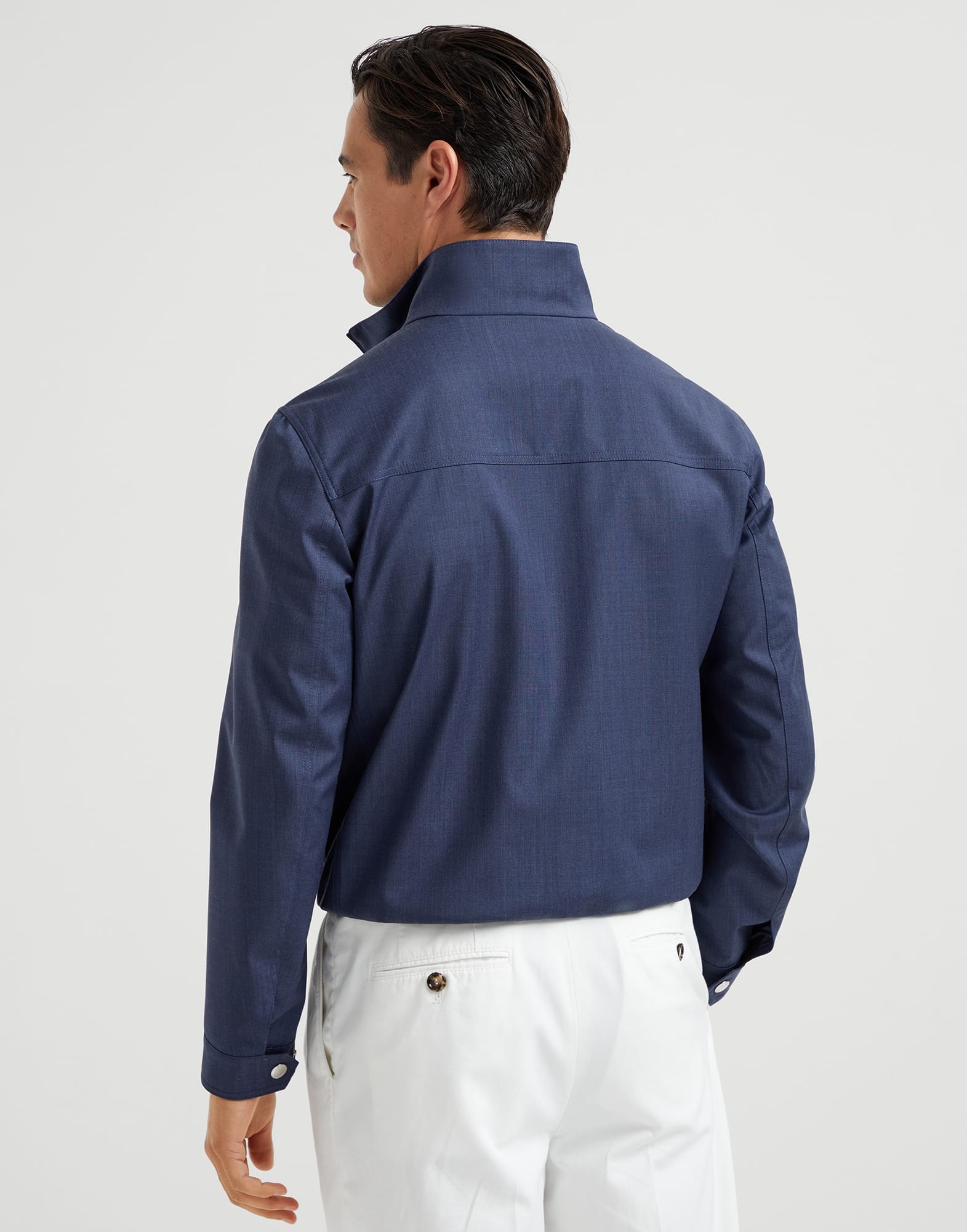 Bonded virgin wool fresco bomber jacket - 2