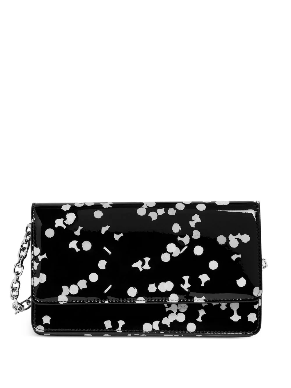 confetti-print four-stitch wallet - 1