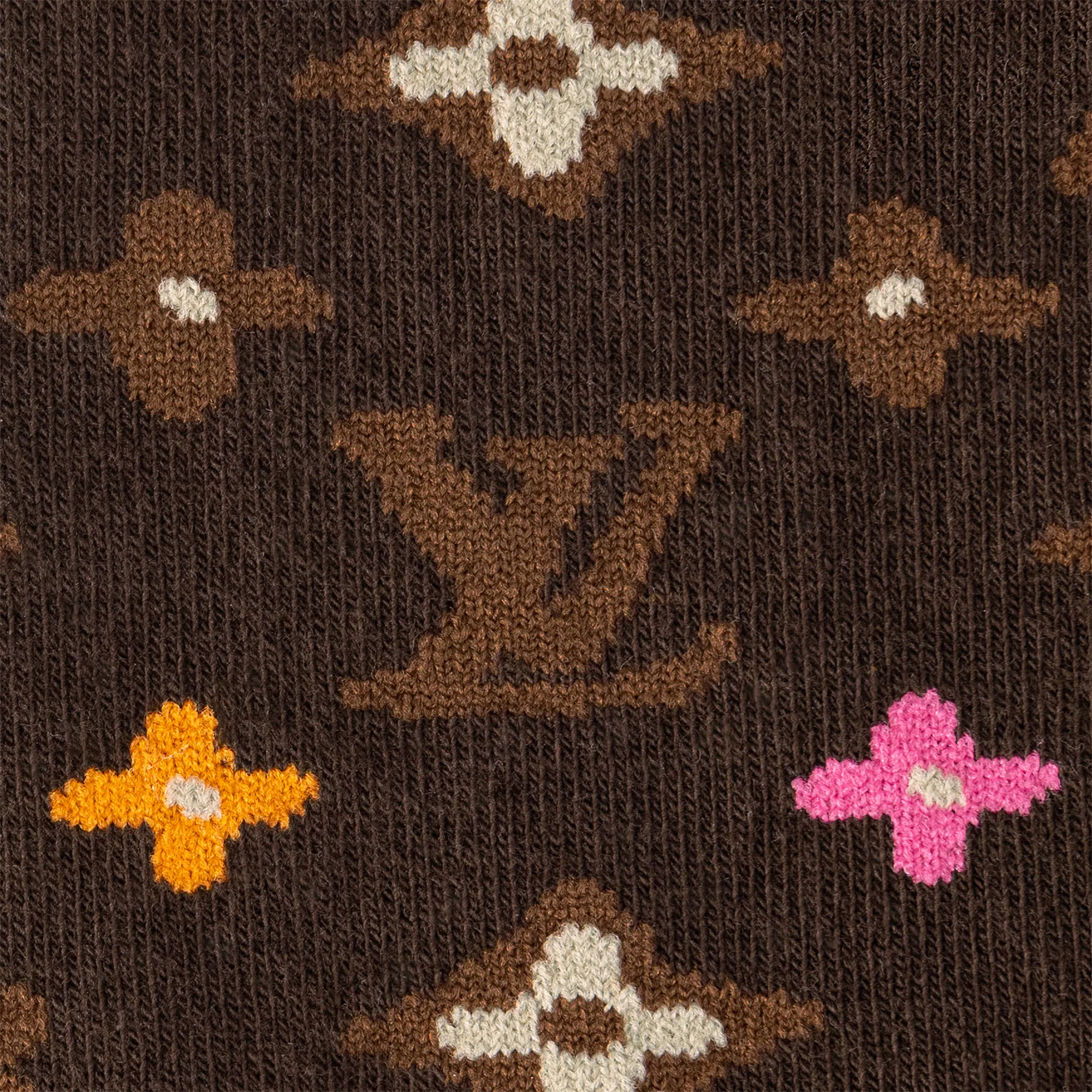Monogram Craggy Socks - 2