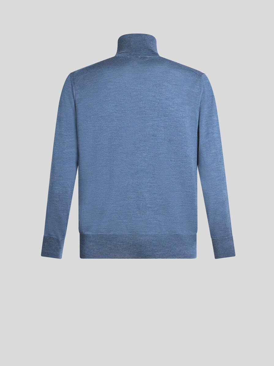 WOOL TURTLENECK WITH EMBROIDERY - 5