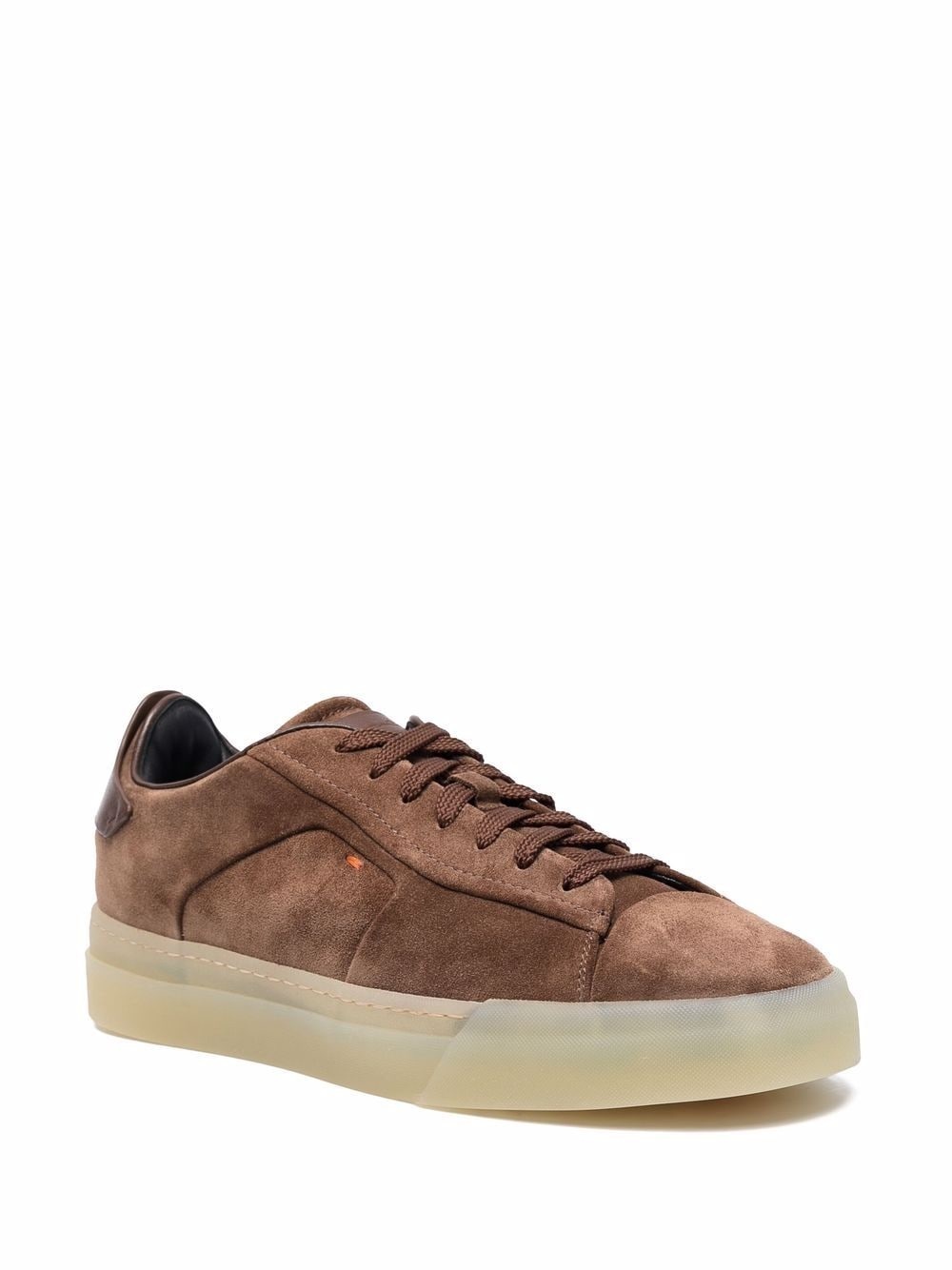 panelled low-top sneakers - 2