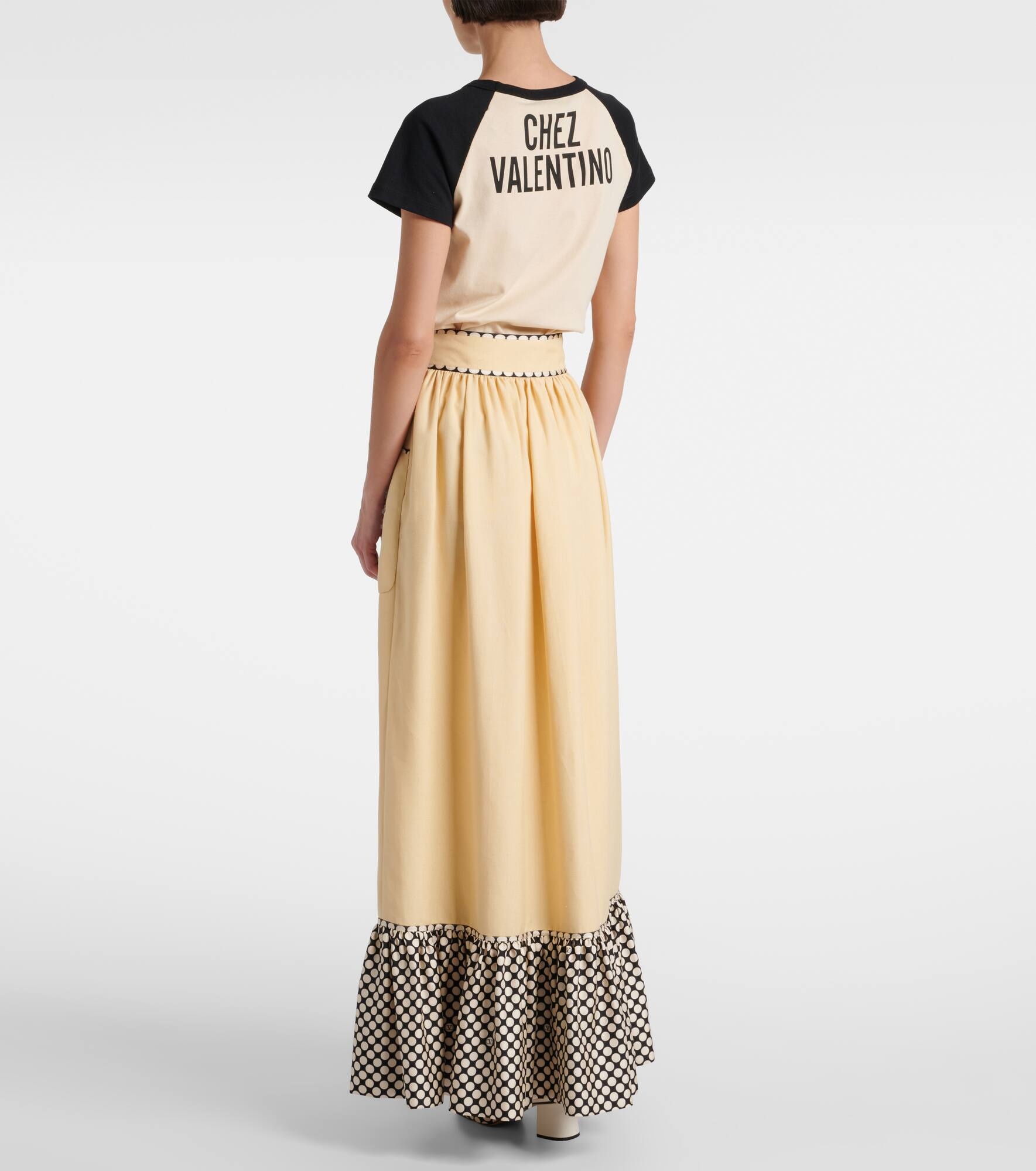 Plus De Pois embroidered maxi skirt - 3