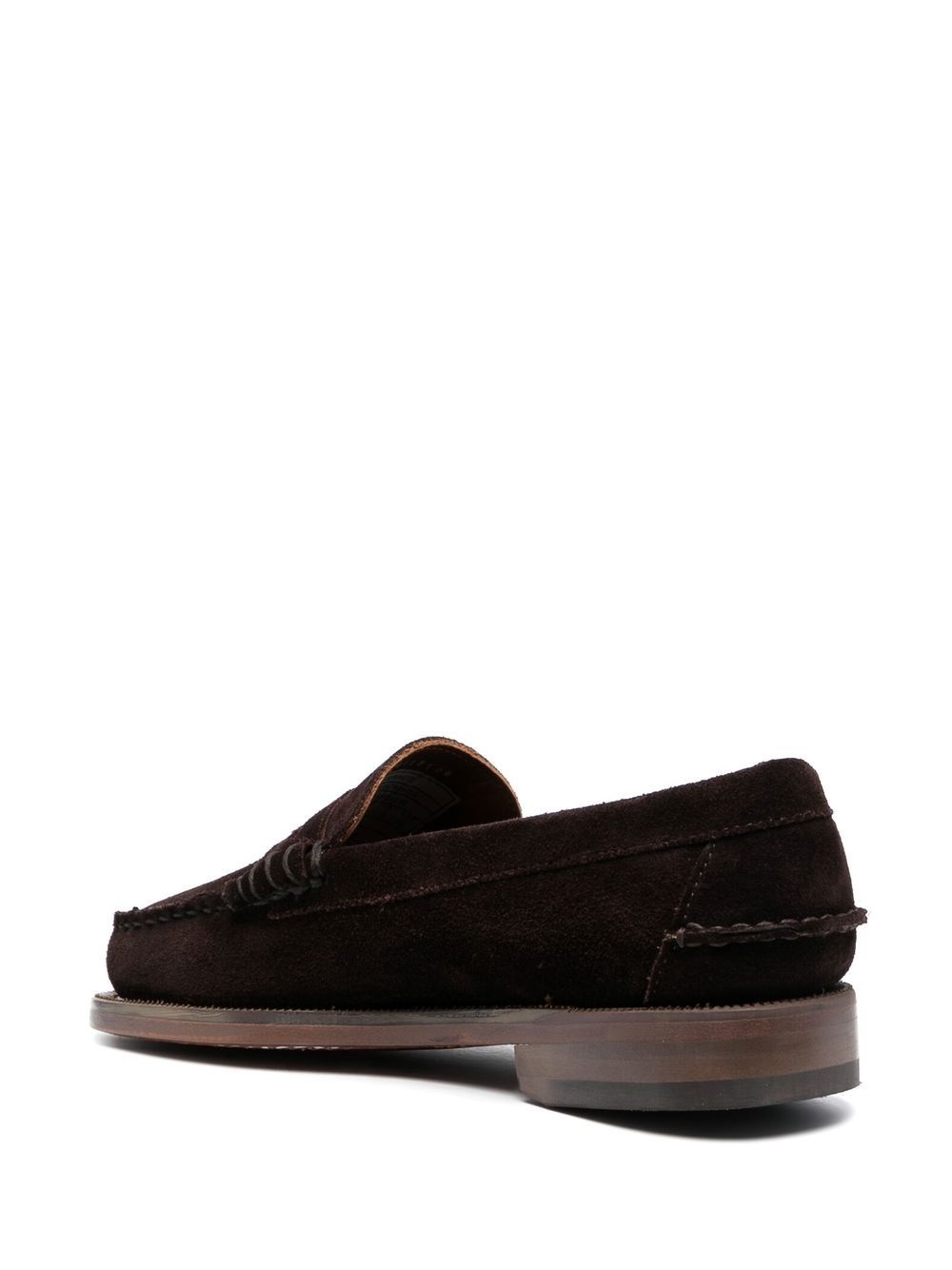 round-toe penny loafers - 3