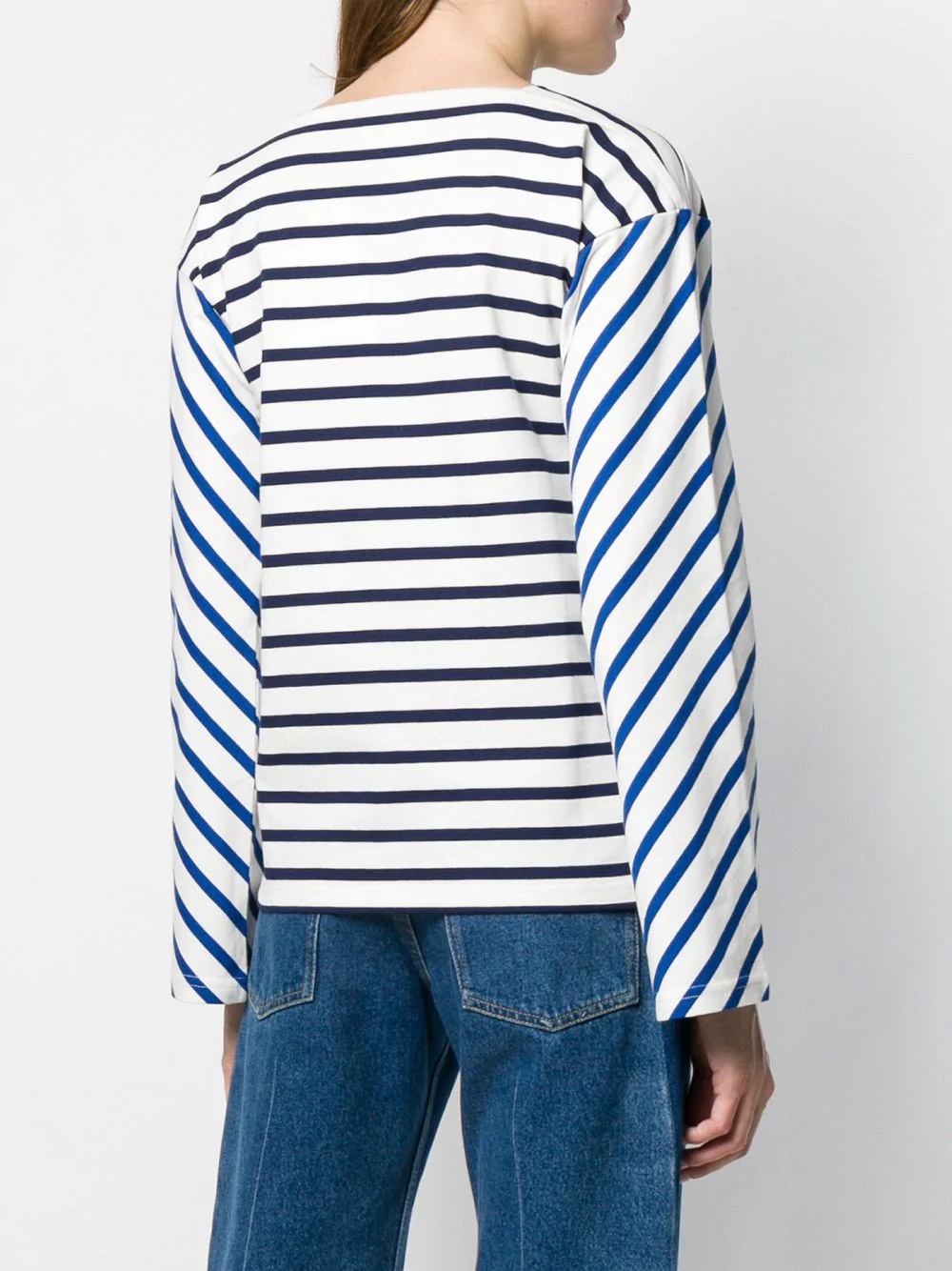 striped pattern jumper - 4