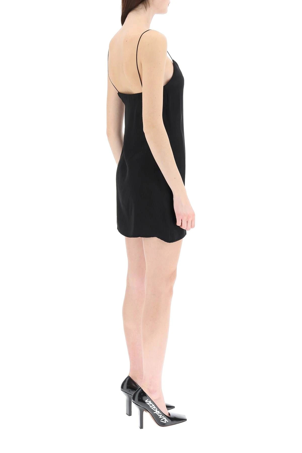 SLIP DRESS WITH LOGO - 4