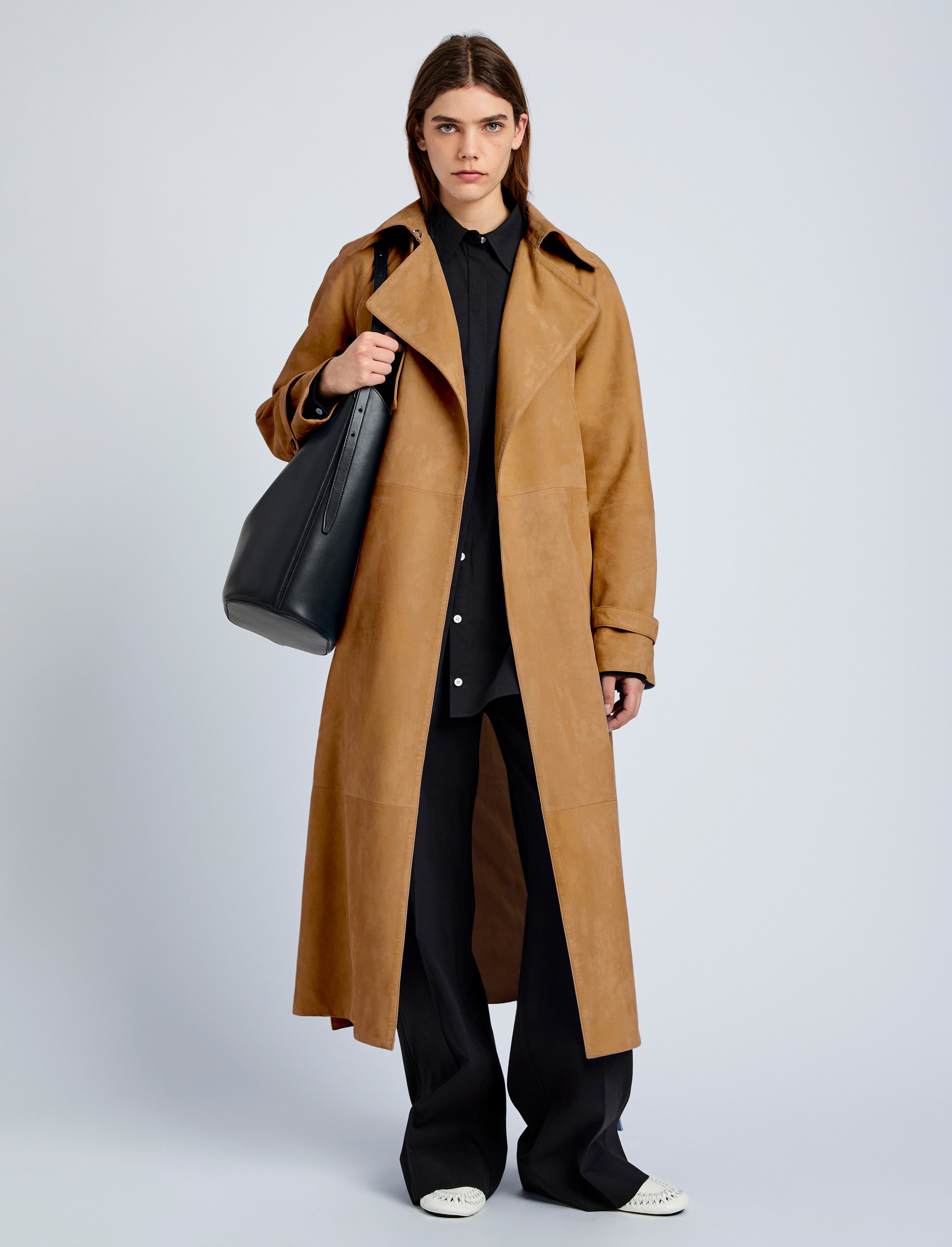 Ramona Coat in Suede - 2
