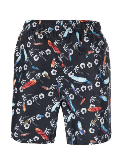 Marcelo Burlon County Of Milan floral-print swim shorts outlook