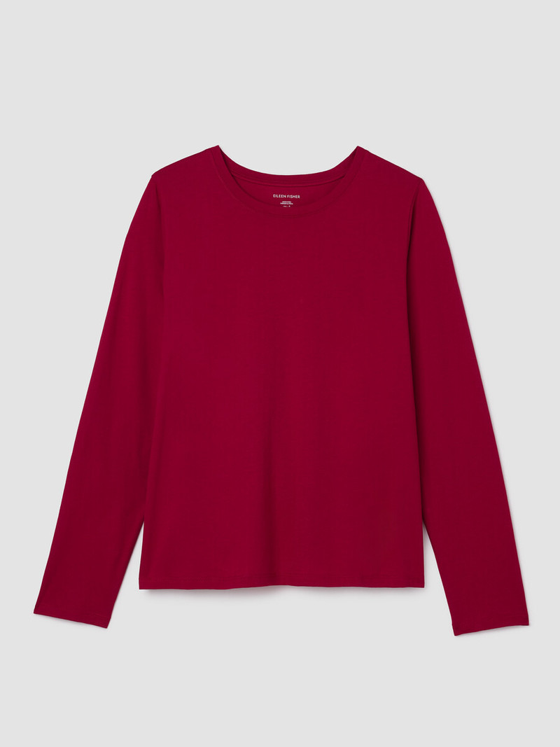 Organic Pima Cotton Jersey Long-Sleeve Tee 1