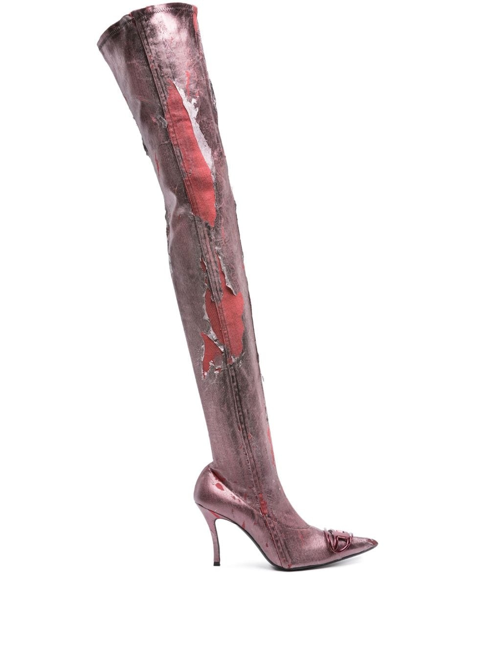 D-Venus 80mm thigh-high boots - 1