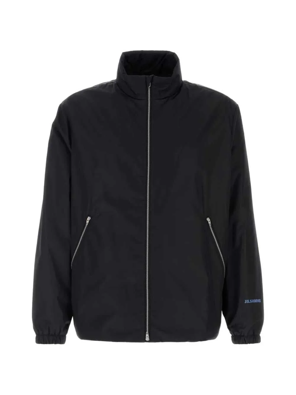 Jil Sander Men Zip-Up Jacket With Logo Print - 1