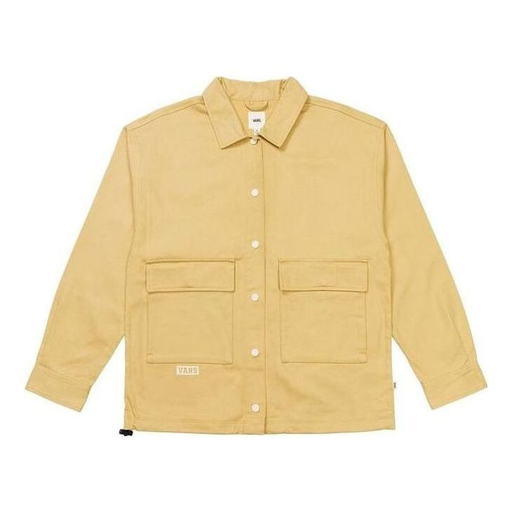 (WMNS) Vans Prep School Shacket 'Yellow' VN0002S5YUU - 1
