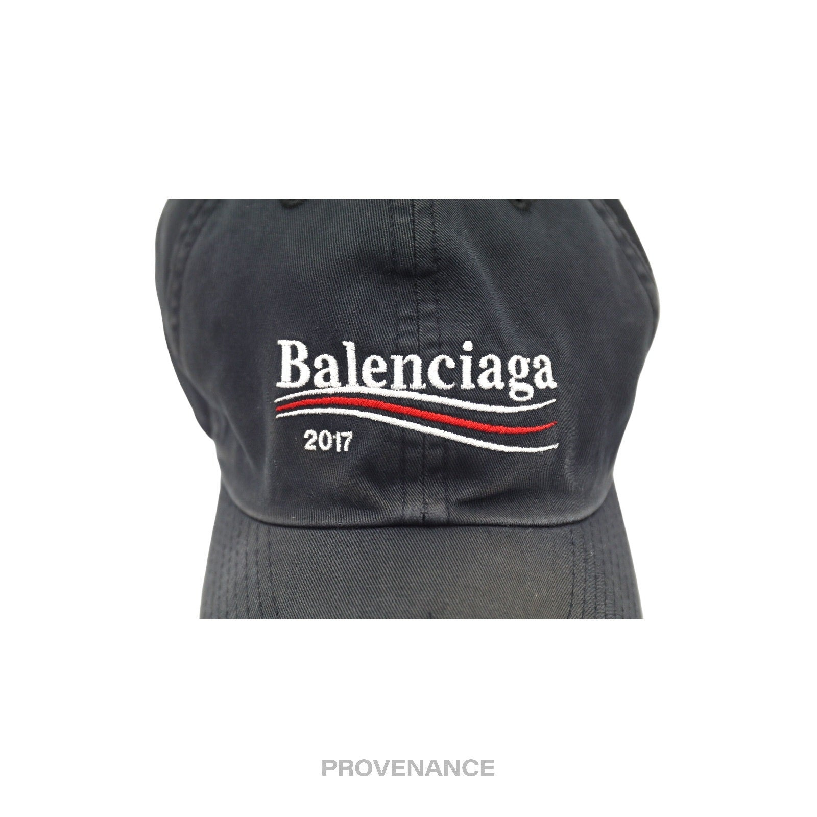 Balenciaga Political Campaign Cap Hat - Washed Black - 8