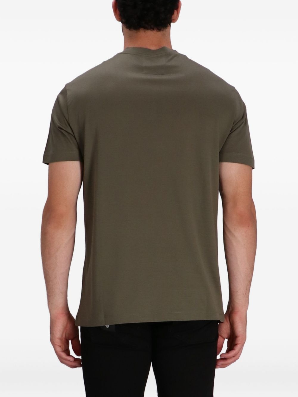logo-print crew-neck jersey T-shirt - 4