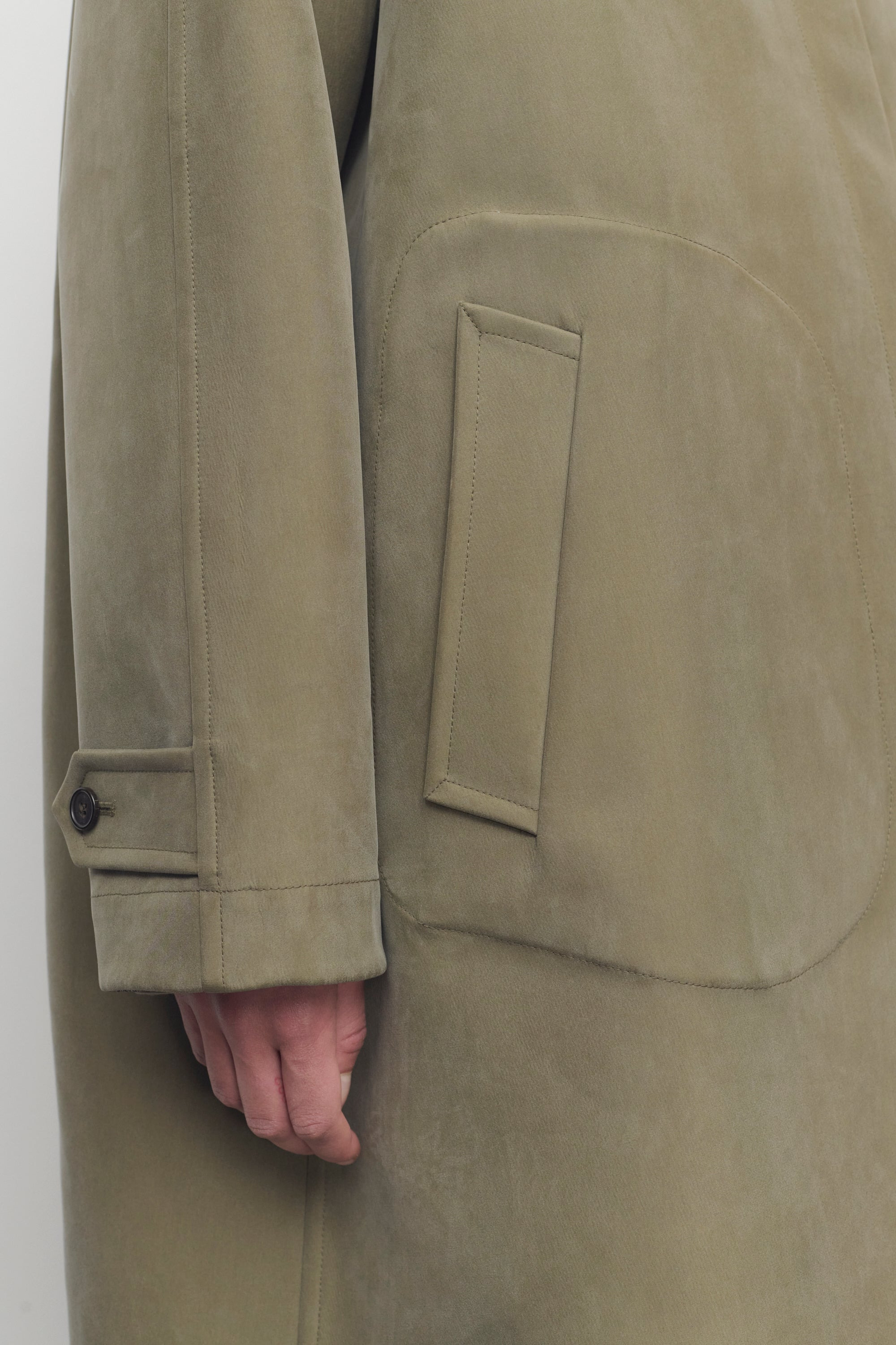Palomar Coat in Virgin Wool and Silk - 9