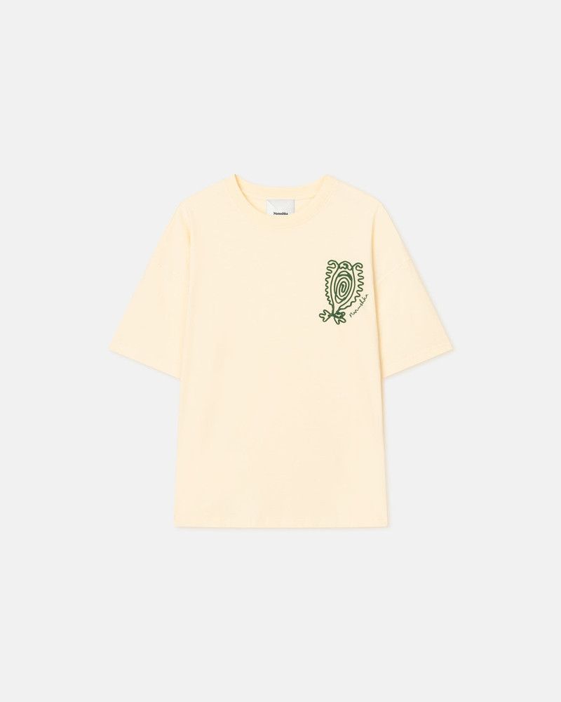 Small Embroidered Cotton-Jersey T-Shirt 1
