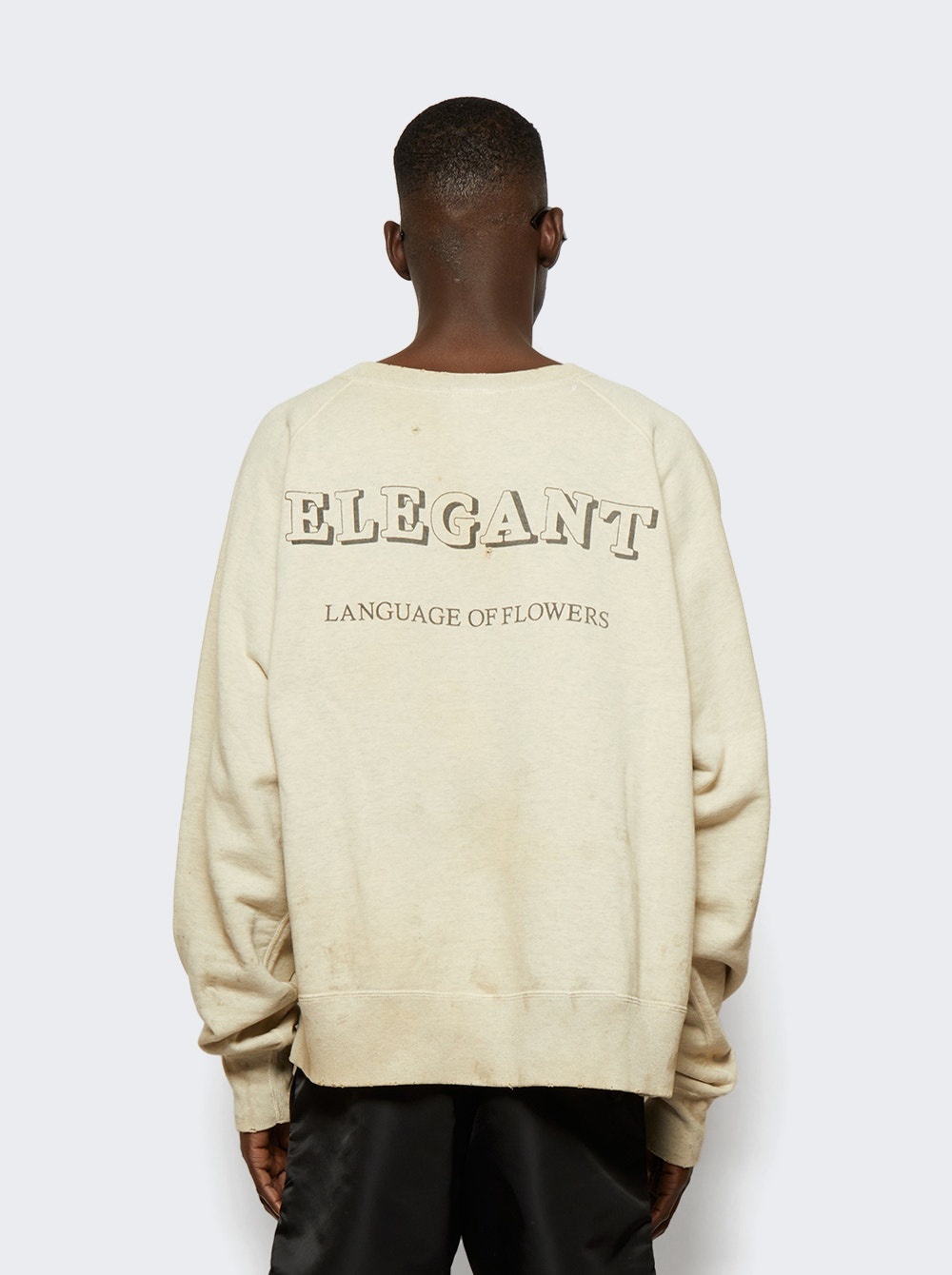 Rose Crew Neck Sweater Grey - 2