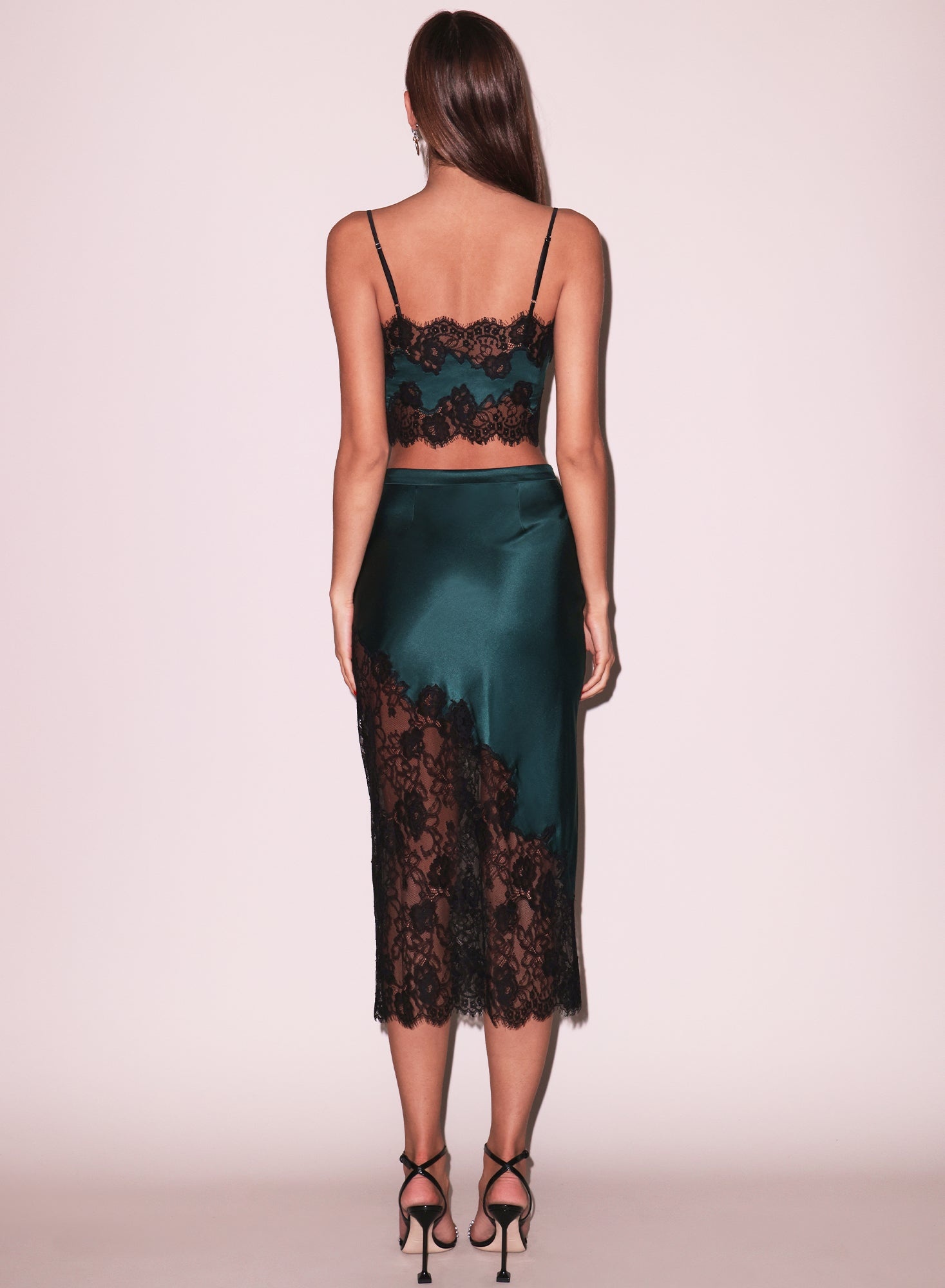 Silk & Lace Bandeau Top - 6