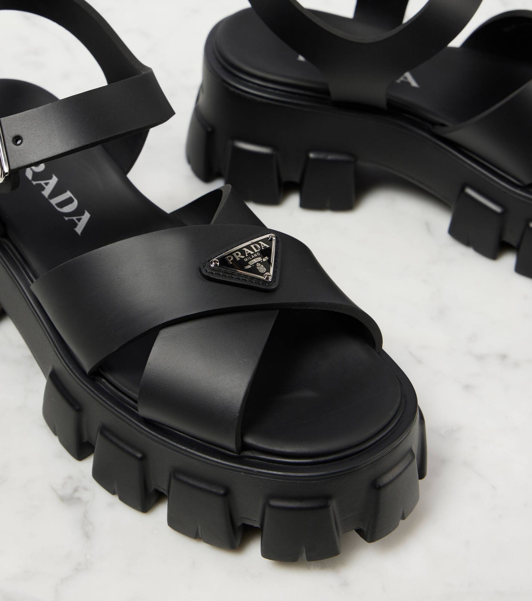 Monolith platform sandals - 5