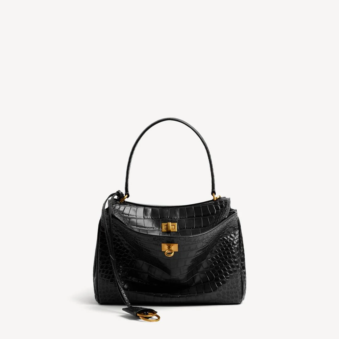 여성 Rodeo Handbag 작은 검은 - 1