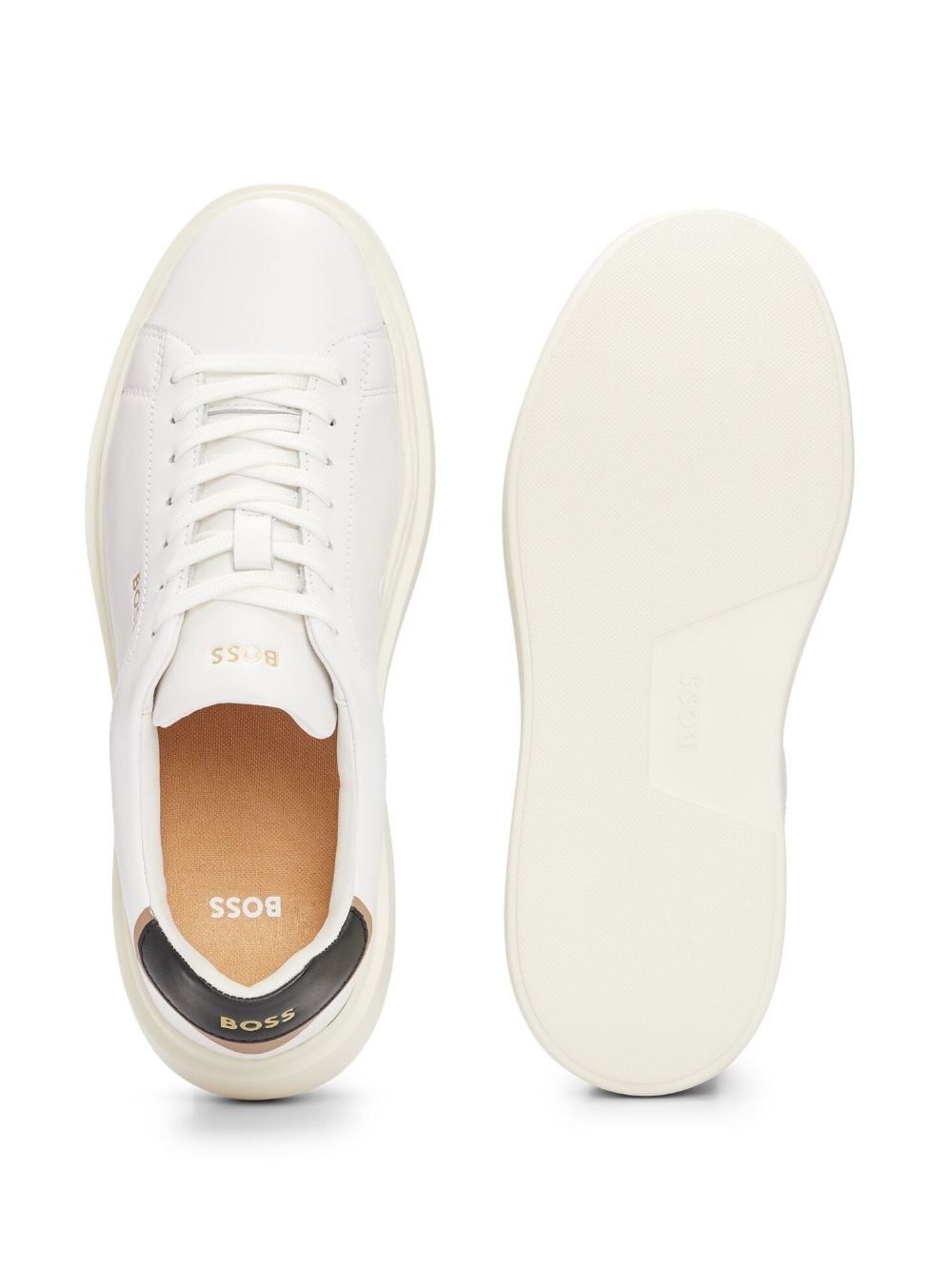 logo-debossed sneakers - 3