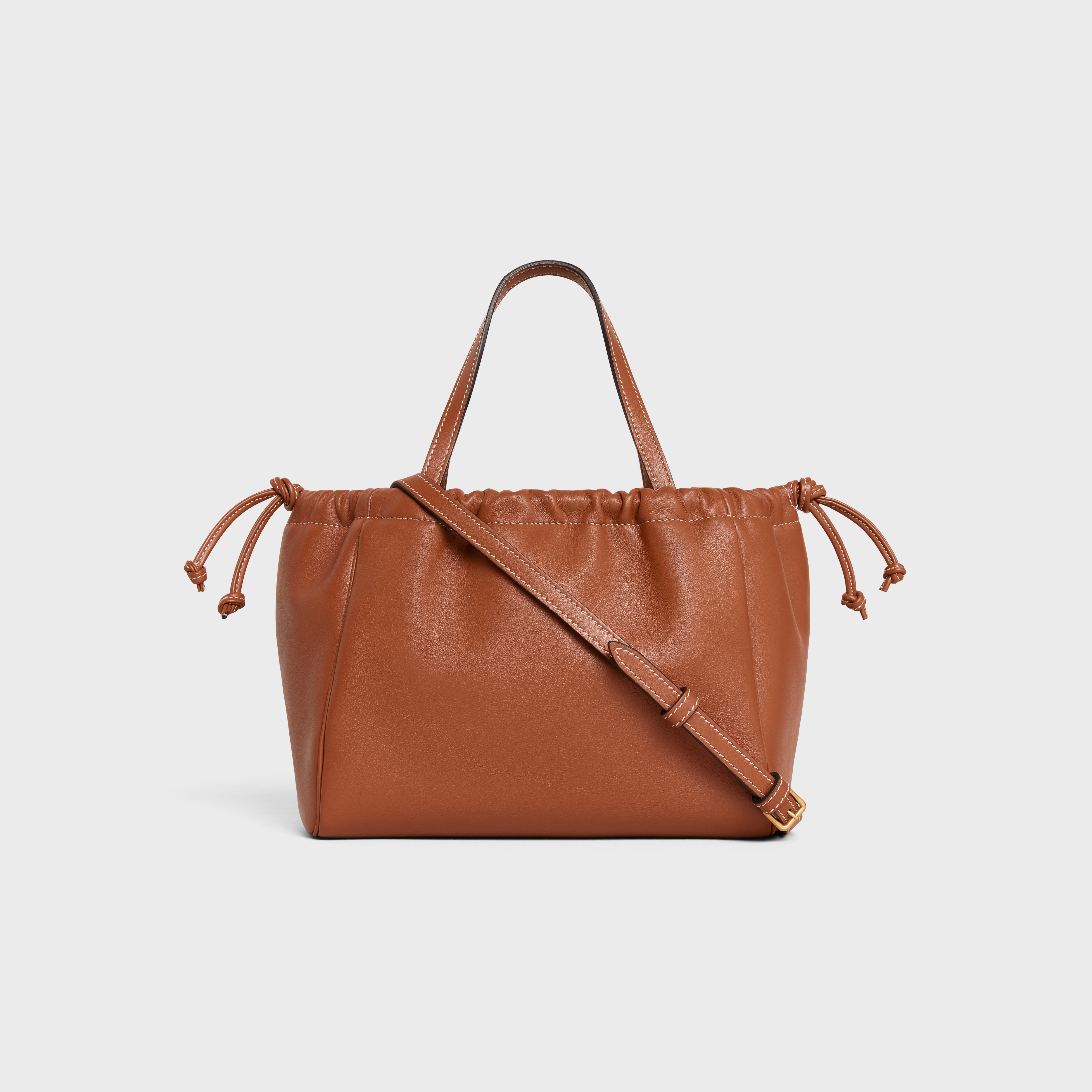 SMALL CABAS DRAWSTRING CUIR TRIOMPHE in Smooth Calfskin - 3