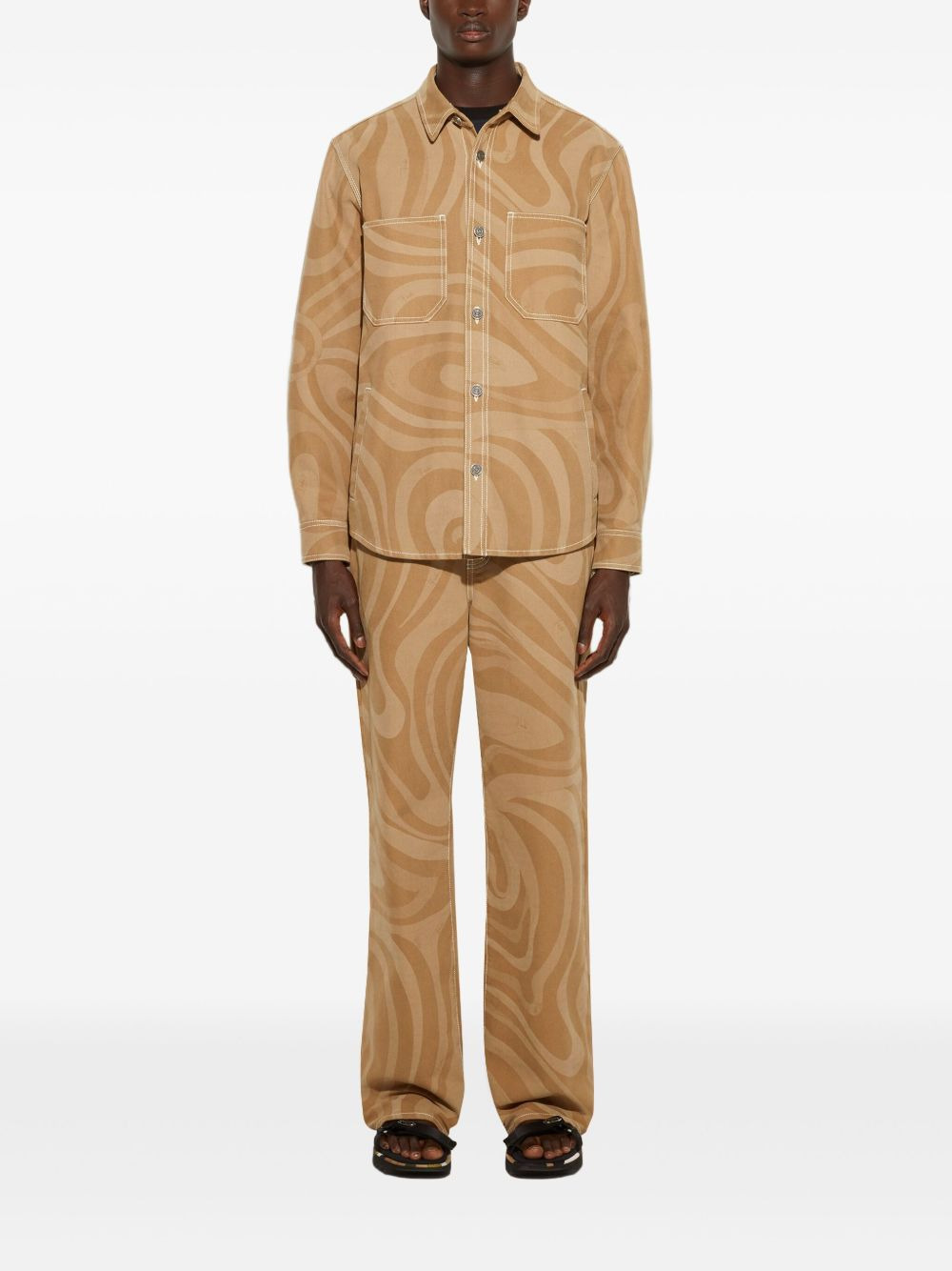 cotton shirt jacket - 2