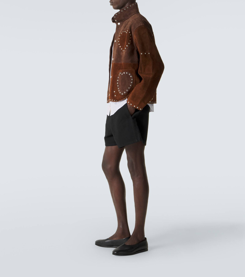 BODE Logo cotton twill Bermuda shorts outlook