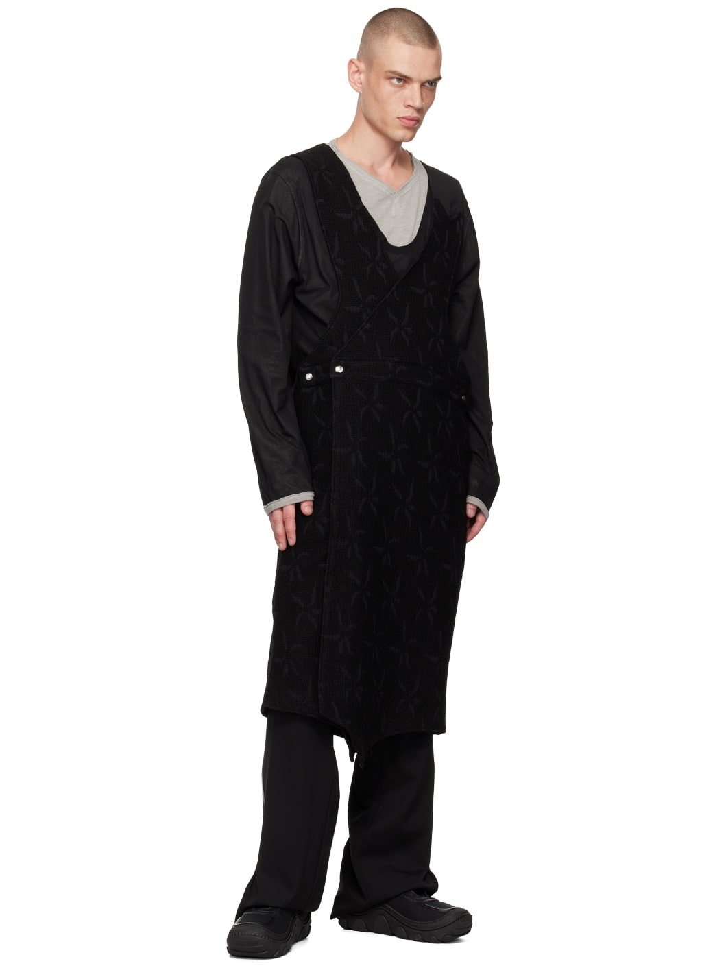 Black Ohne K-Dart Trousers - 4