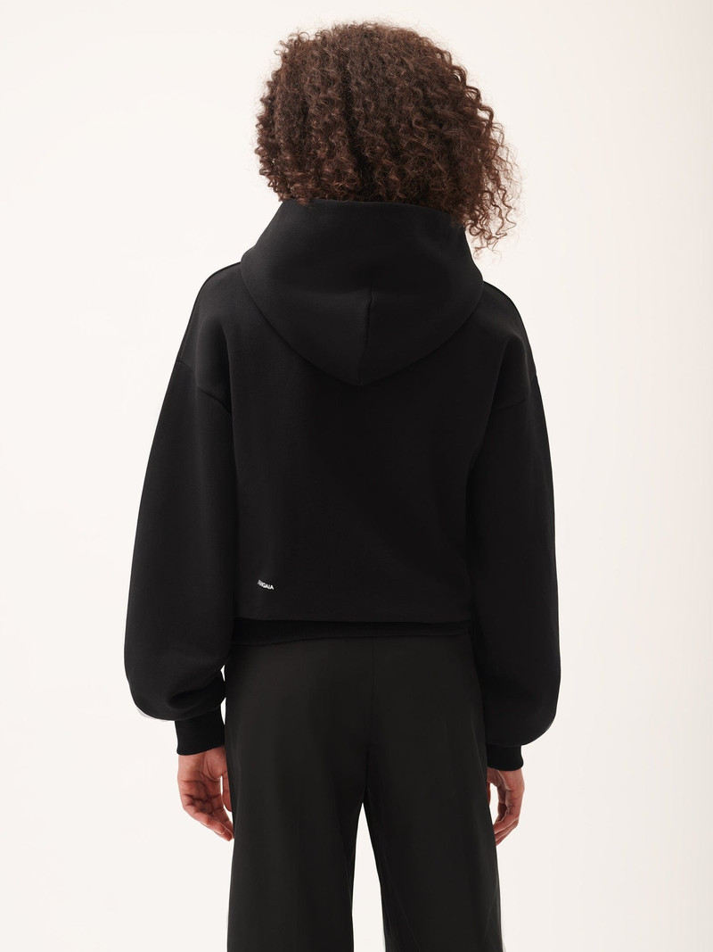 Womens DNA Heavyweight Zipped Hoodie - Black 3