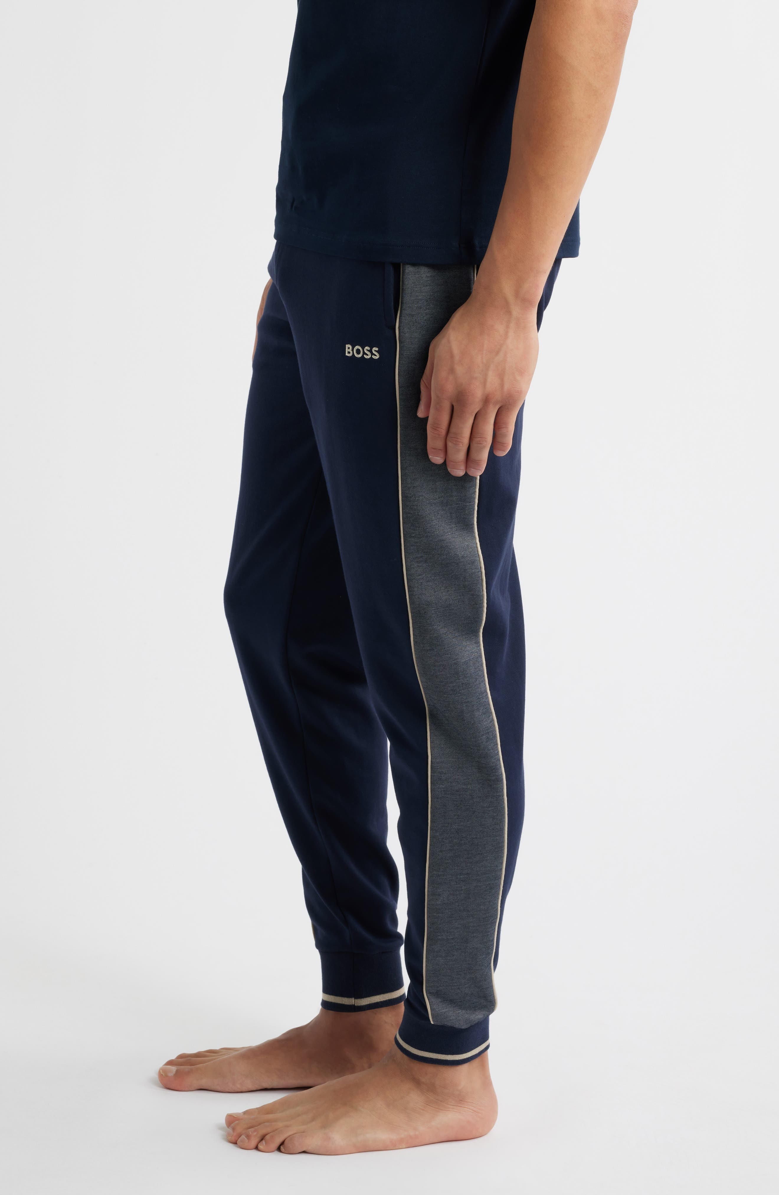 BOSS Tracksuit Lounge Joggers in Dark Blue at Nordstrom - 3