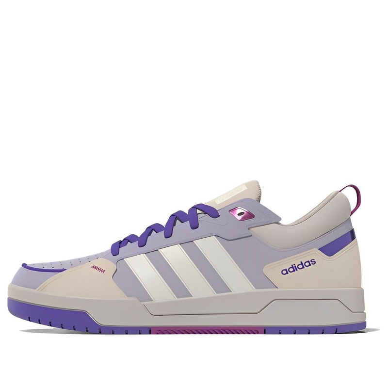 (WMNS) adidas Neo 100DB Shoes 'Beige Purple White' HQ4550 - 1
