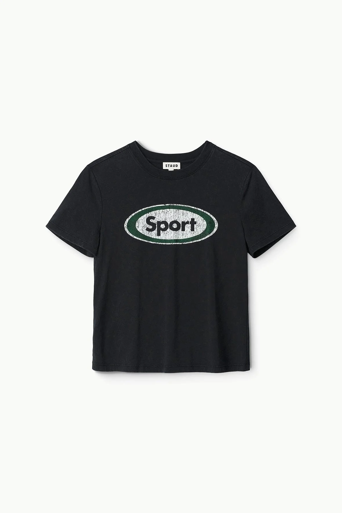 STAUD LULU SPORT TEE BLACK - 1