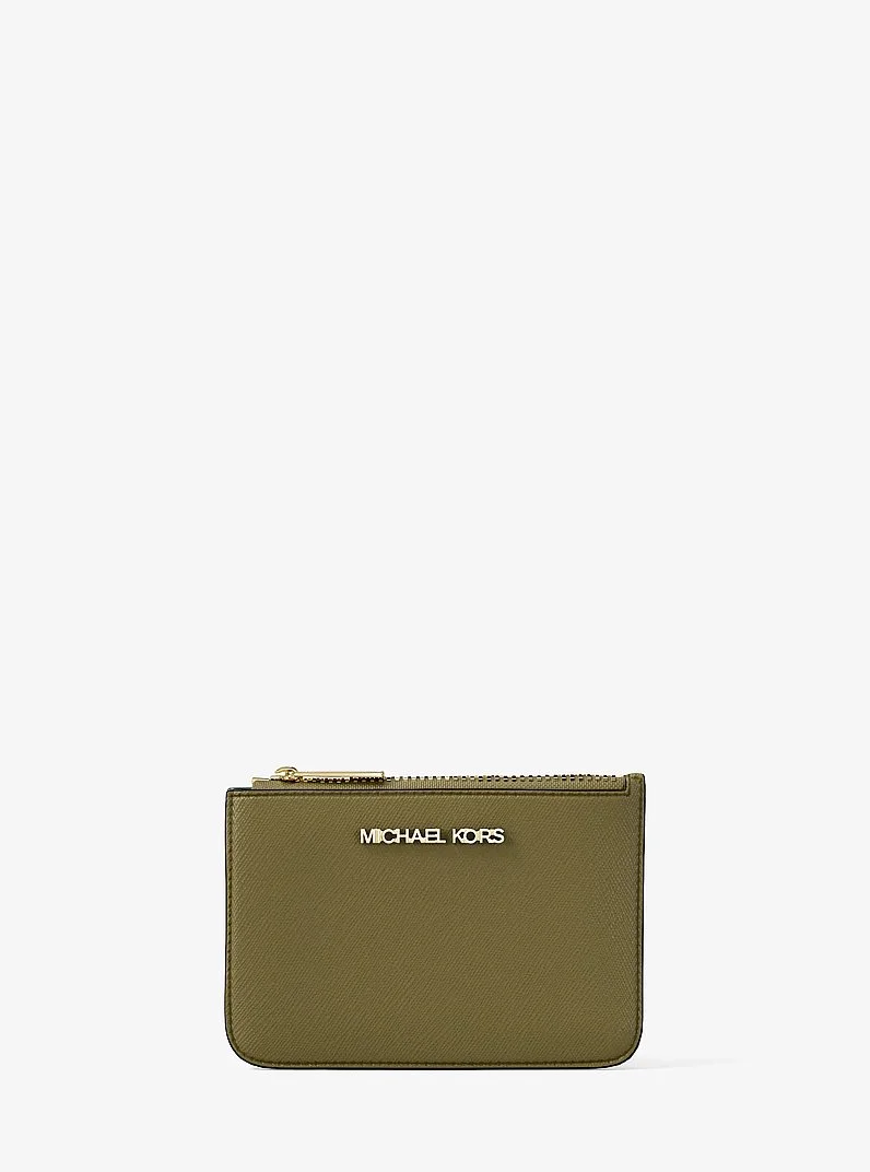 Jet Set Travel Small Saffiano Leather Coin Pouch - 1