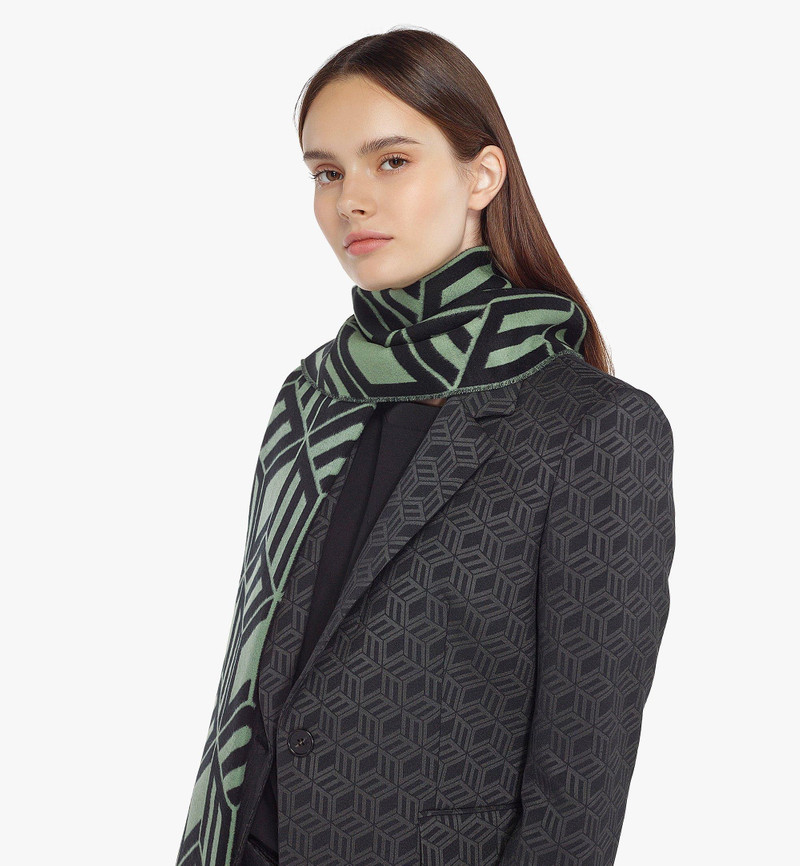 Cubic Monogram Stole in Resilk® 4