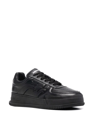 DSQUARED2 logo-print lace-up sneakers outlook