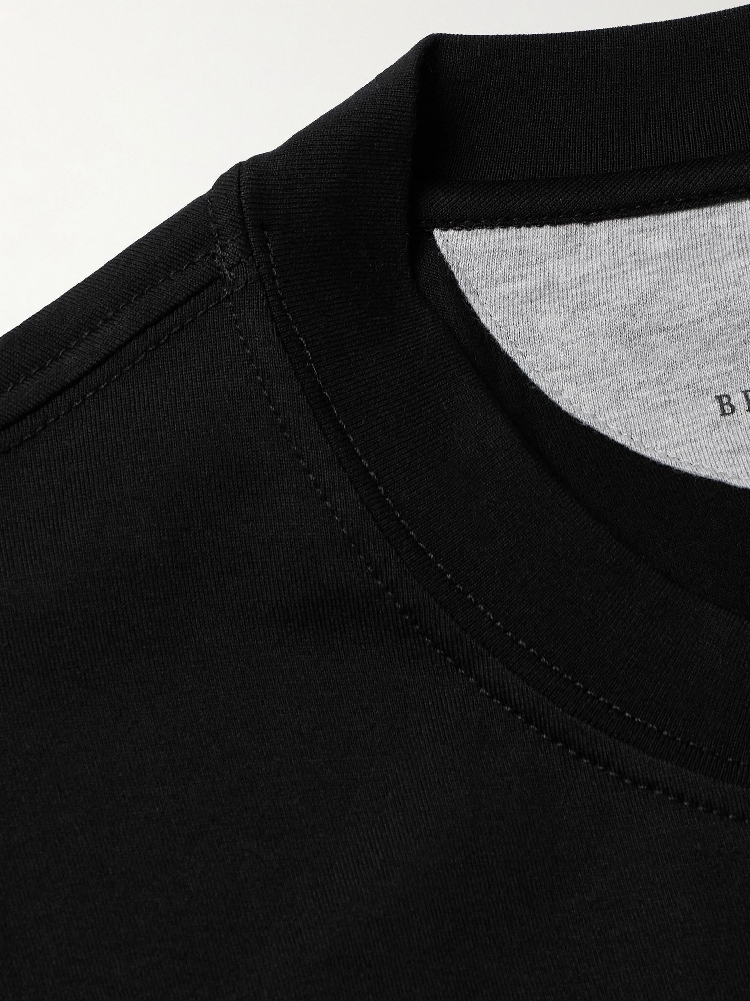 Cotton-Jersey T-Shirt Black - 4